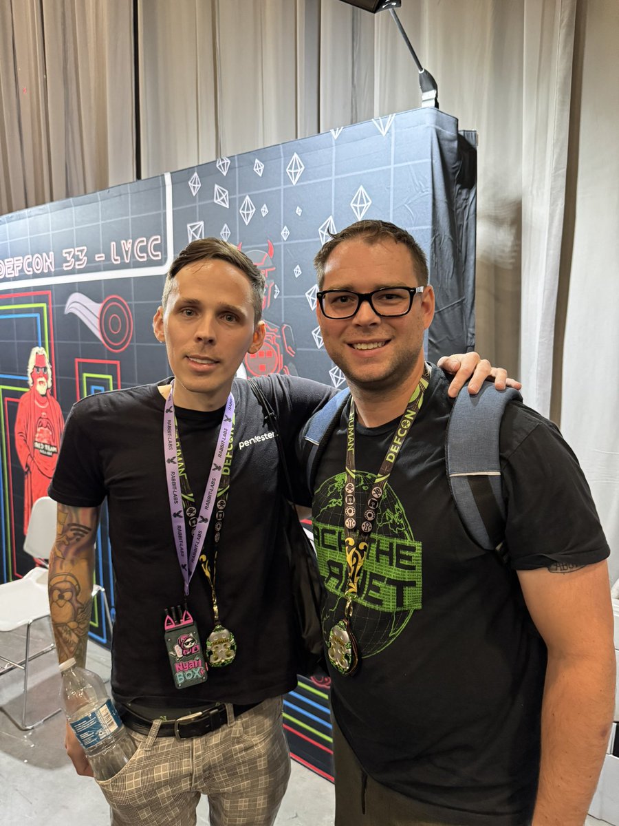 The con crud is real but #defcon33 was amazing. Plus I got to meet some industry greats!