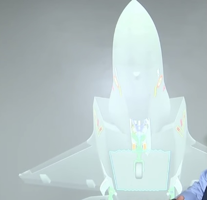 Ray70409890's tweet image. Besides IRST, Amca will also has a dedicated EOTS for A2G Intelligence, surveillance and reconnaissance applications and navigation.

The faceted EOTS aperture head is visible under the nose section in the 2nd pic.