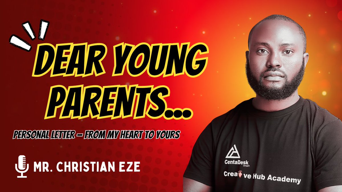 chriscodehead's tweet image. Dear Young Parents — Don’t Repeat Your Parents Mistakes
This is your reminder:
Every child has a unique purpose.
Your role is to guide them, not force them.
youtube.com/watch?v=WMeF-g…
#DearYoungParents #Parenting #Purpose #ChildDevelopment #Education
