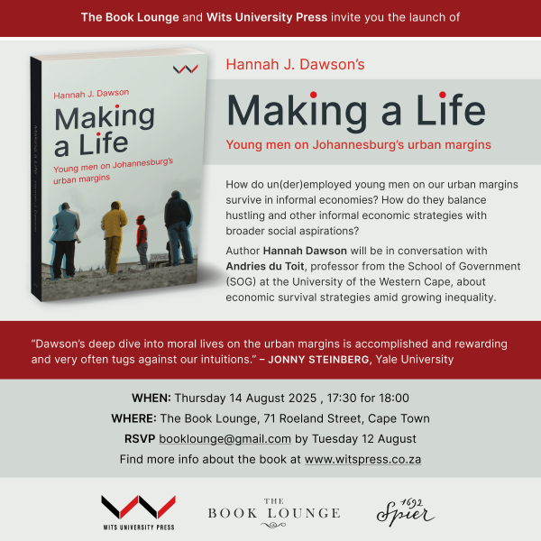 It's a busy week. I'll also be in CT on Thursday evening in conversation with Prof Andries du Toit. Register here: booklounge.co.za/event/making-a…