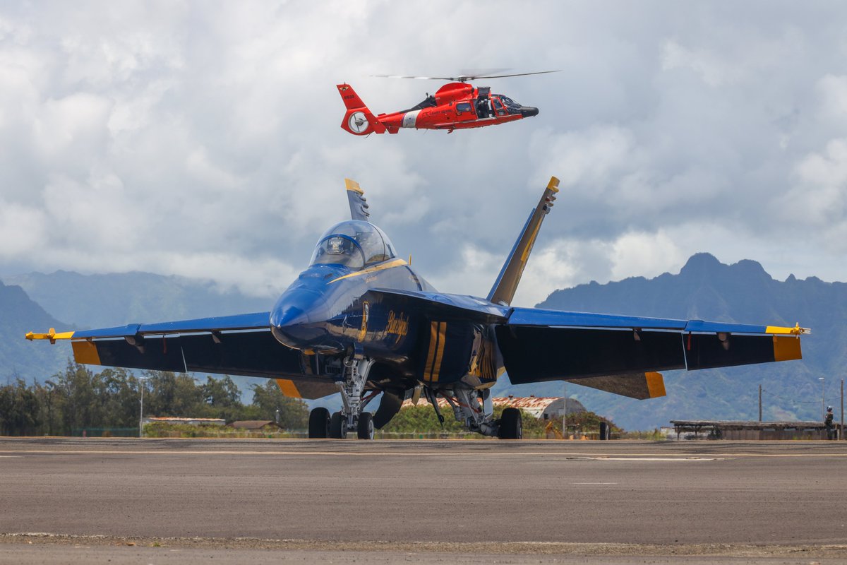 Showcasing the best of the best. The @USMC, @BlueAngels and @USCG