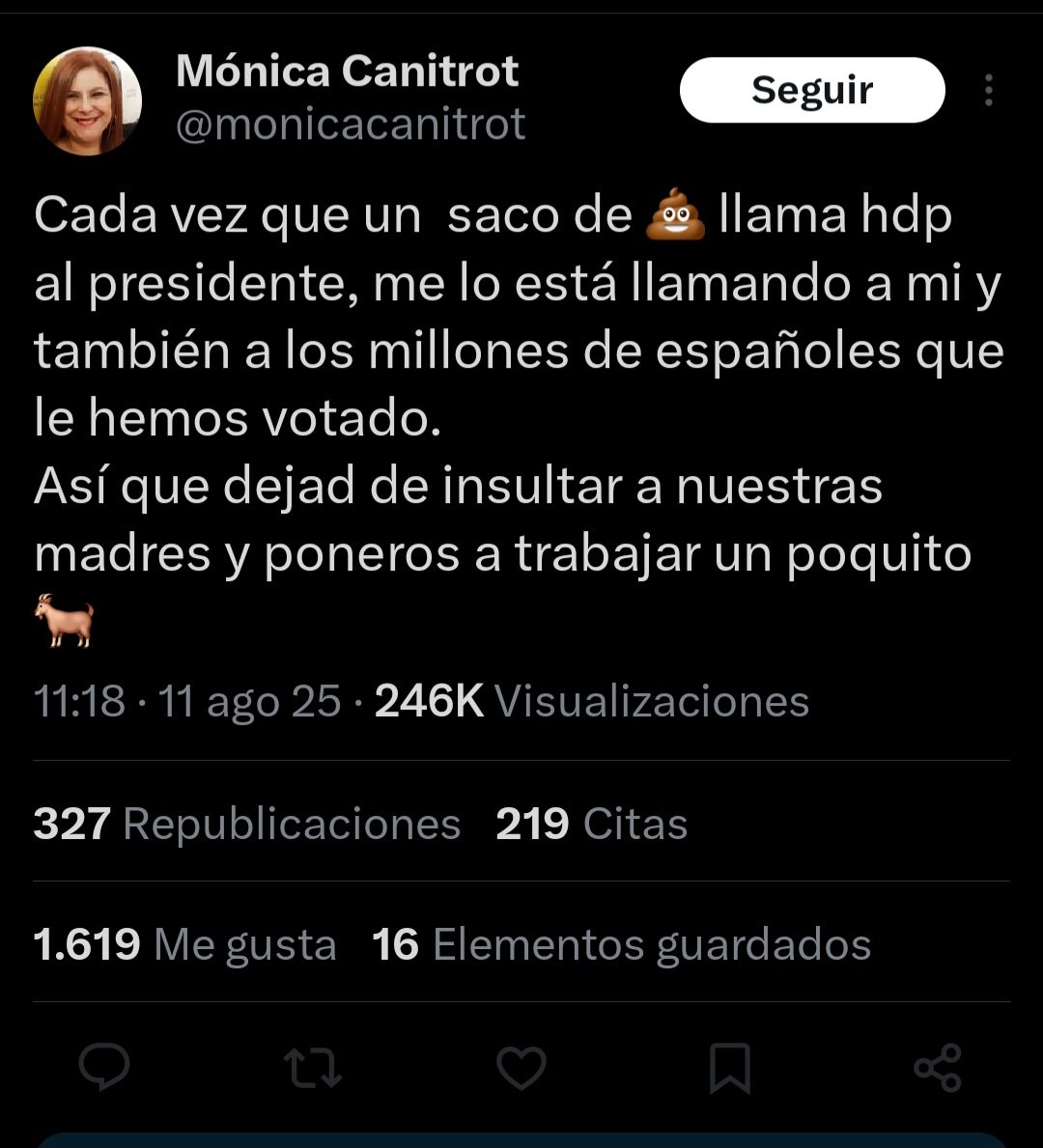 Disonancia Cognitiva (@dcognitivos) on Twitter photo Efectivamente <a href="/monicacanitrot/">Mónica Canitrot</a> lo has pillado a la primera (a pesar de ser socialista) Efectivamente <a href="/monicacanitrot/">Mónica Canitrot</a> lo has pillado a la primera (a pesar de ser socialista)