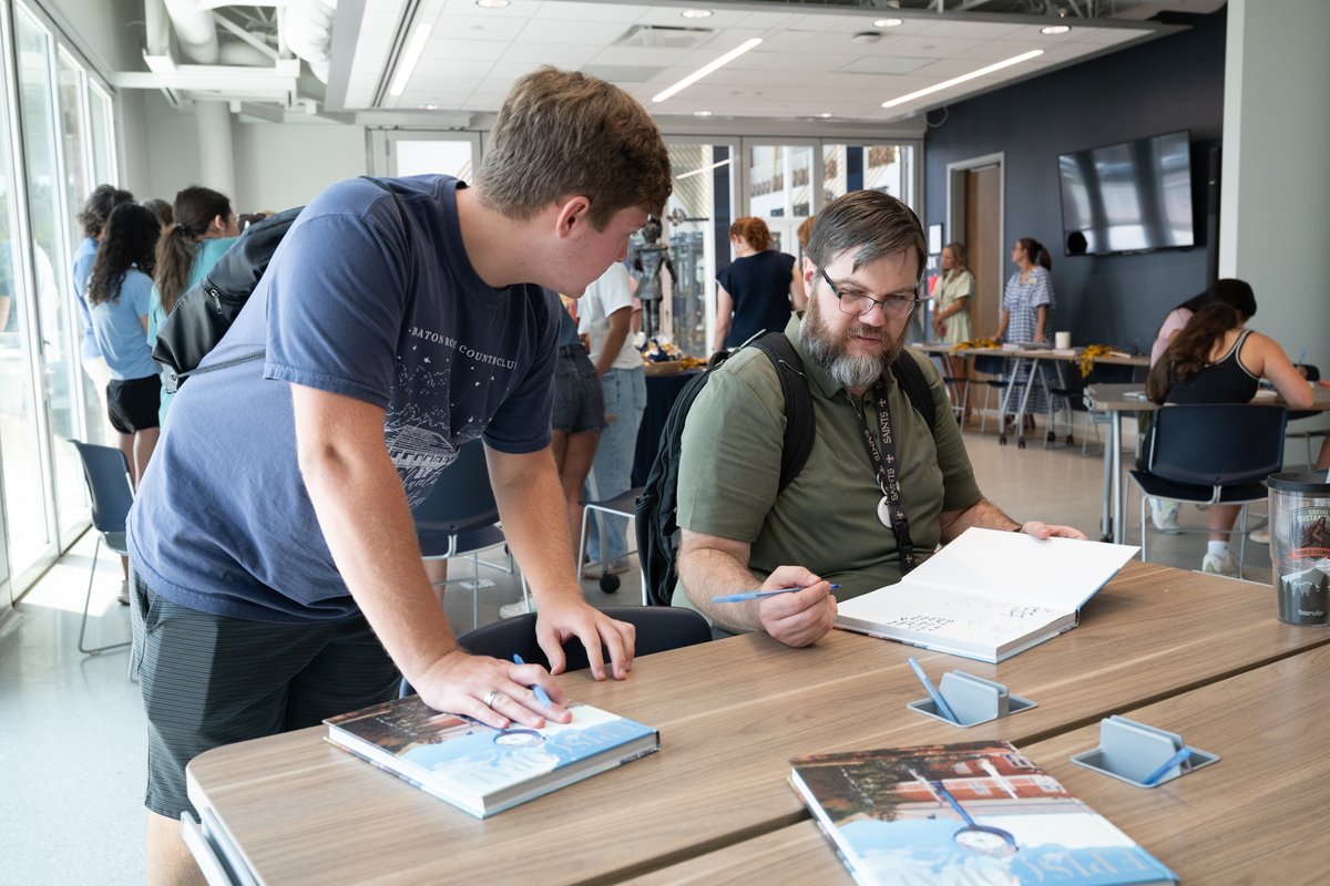 Members of the Class of 2025 stopped by the Field House for the annual yearbook signing celebration. Soon, these new grads will embark on college adventures across the country. Good luck. We’ll miss you!