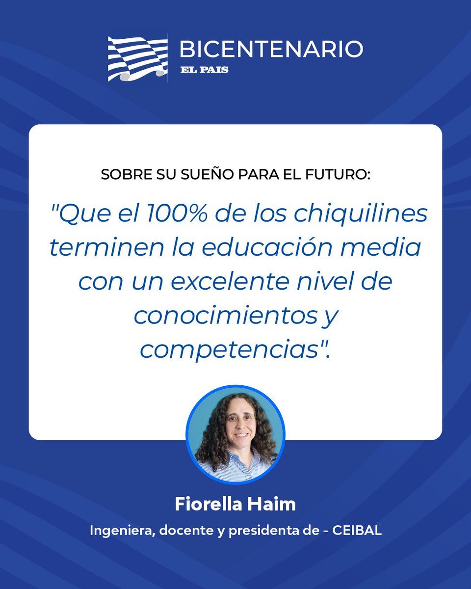 Reflexiones que nos invitan a imaginar el futuro del Uruguay.

- Pablo Casacuberta — Cineasta, artista visual, escritor y divulgador de ciencia
- María Pía Campot — Emprendedora, científica y CEO de Enteria
- Fiorella Haim — Ingeniera, docente y presidenta de Ceibal
- Moderado