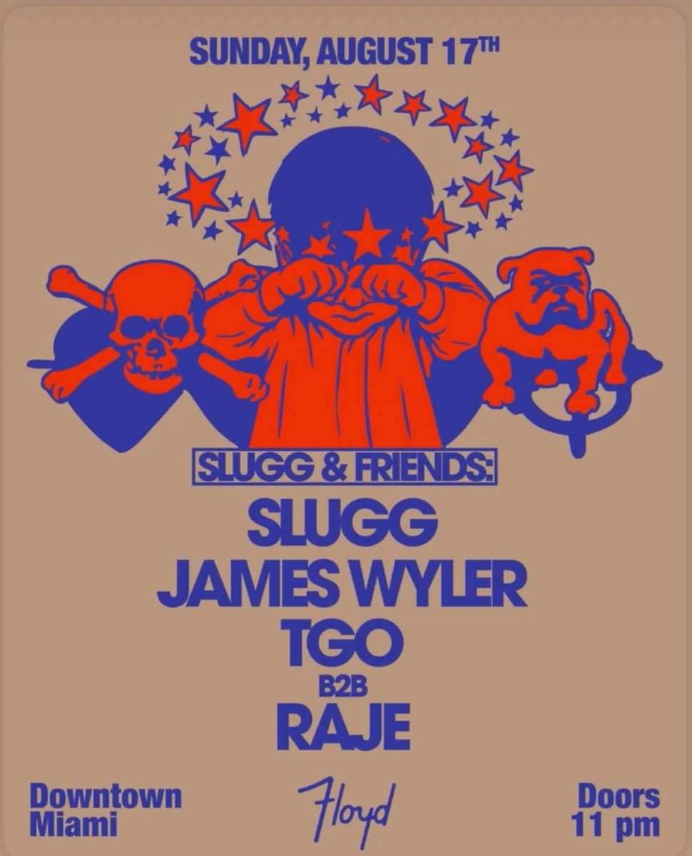 slugg (@sluggwashere) on Twitter photo RINGINING IN 29 THIS YEAR WITH B2B SHOWS
8/16 - VOLTAGE AFTERS - DALLAS, TX
8/17 - SLUGG & FRIENDS - <a href="/floydmiami/">floydmiami</a>
COME THRUUUU ๐ RINGINING IN 29 THIS YEAR WITH B2B SHOWS
8/16 - VOLTAGE AFTERS - DALLAS, TX
8/17 - SLUGG & FRIENDS - <a href="/floydmiami/">floydmiami</a>
COME THRUUUU ๐
