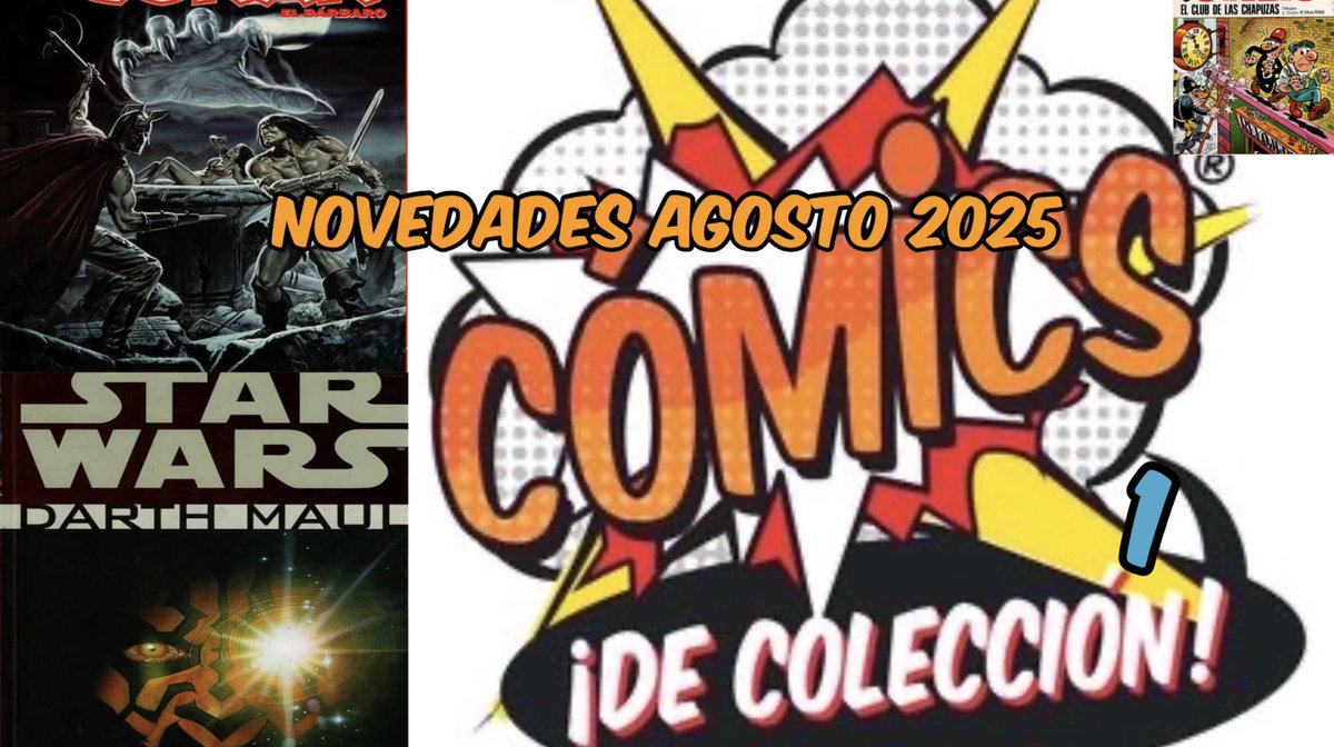 CdColeccion's tweet image. 📢 Nuevo vídeo con algunas de las novedades que puedes encontrar en la web y que puedes visualizar en nuestro canal de YouTube
👉 youtu.be/3g-sbdGJv18
#comicsdecoleccion #tebeos #comics #comicsvalencia #libreriaonline #Novedades