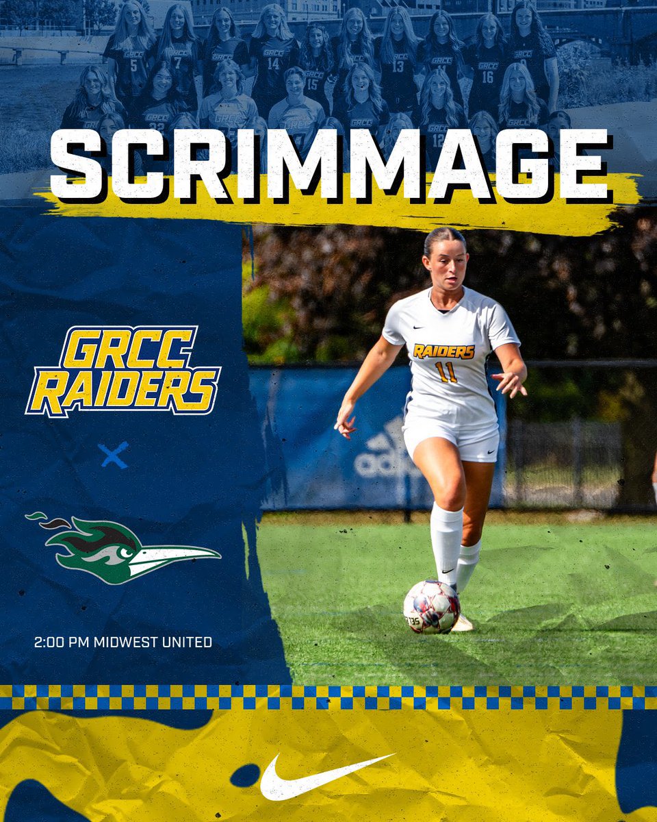 GRCC Women's Soccer (@grccwsoc) on Twitter photo We play soccer today! ⚽️ We play soccer today! ⚽️