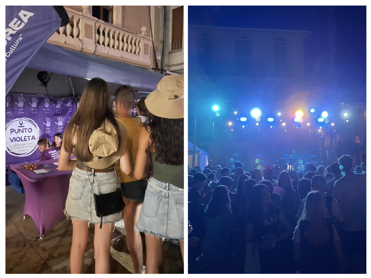 mccmont's tweet photo. ✨ FESTES FOIOS 2025 ✨
Ahir partides de pilota, concert espectacular de “Tres a pèl &amp; Zaida Almeida i nit de les comissions amb disfresses genials i molt currades. I el “punt violeta”, imprescindible @AFoios https://t.co/Ag3Iw4sJdr