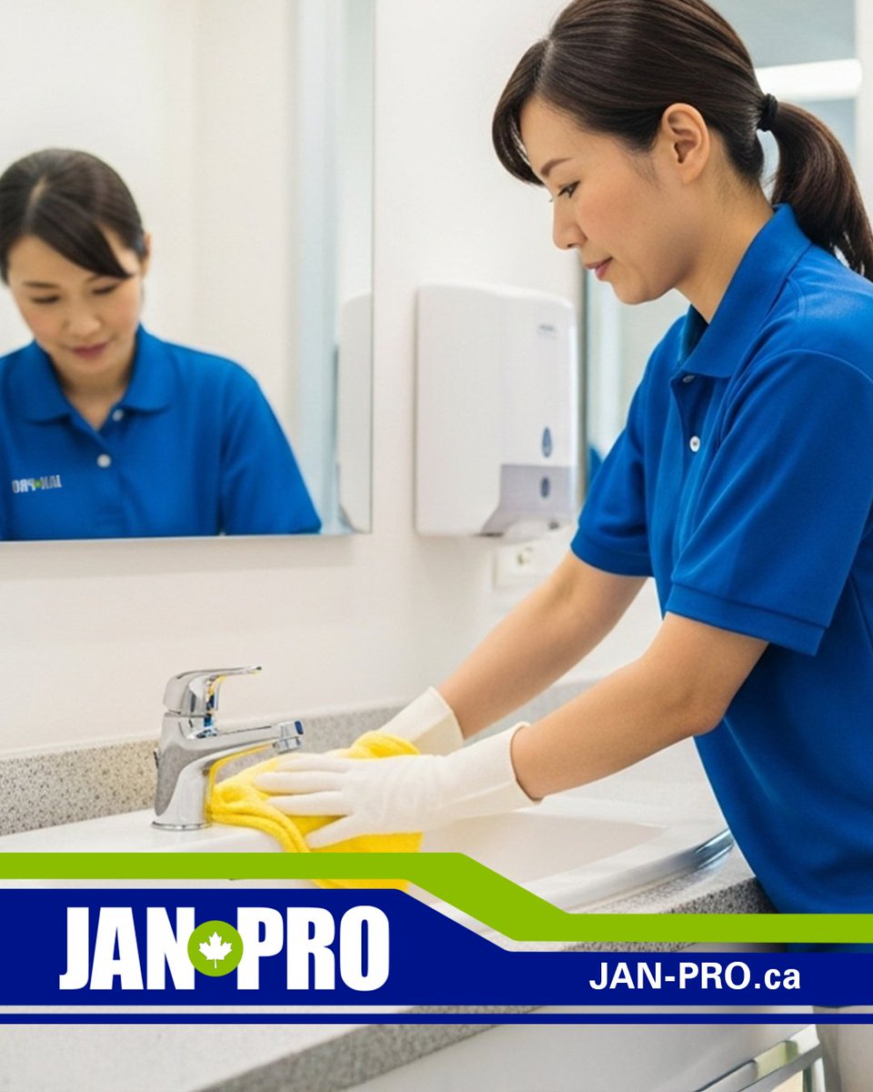 JanProCanada's tweet image. From restrooms to boardrooms, JAN-PRO delivers trusted cleaning services that protect your people and your reputation.

#FacilityCleaning #WorkplaceHygiene #TrustedClean #JANPRO