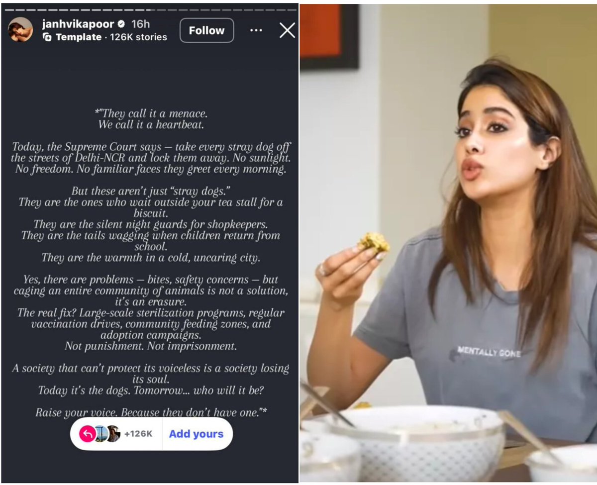 Idli with chicken curry is Jhanvi Kapoor's favourite