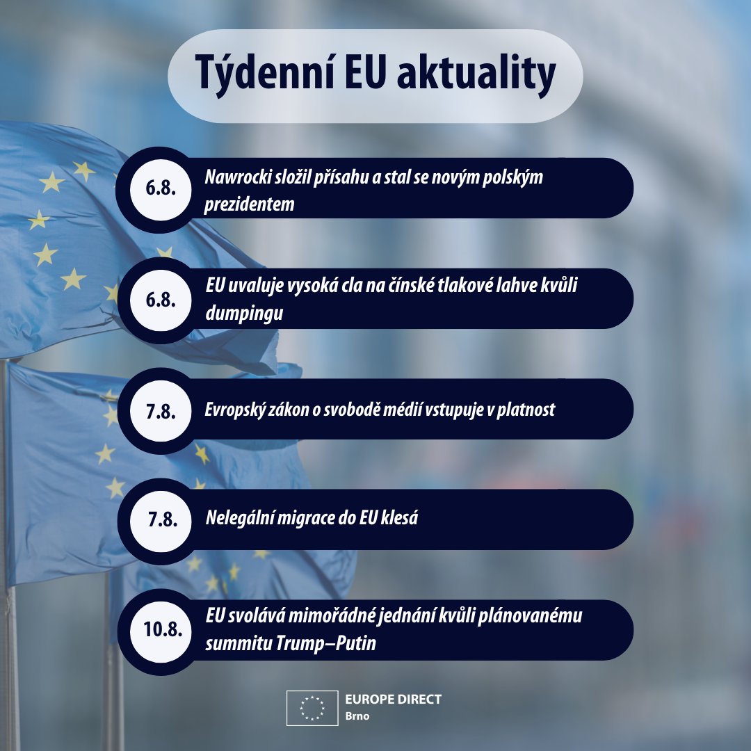 🇪🇺 Co zajímavého se stalo v EU minulý týden? 👇

Více na IG ED Brno 👉 1url.cz/DJao9