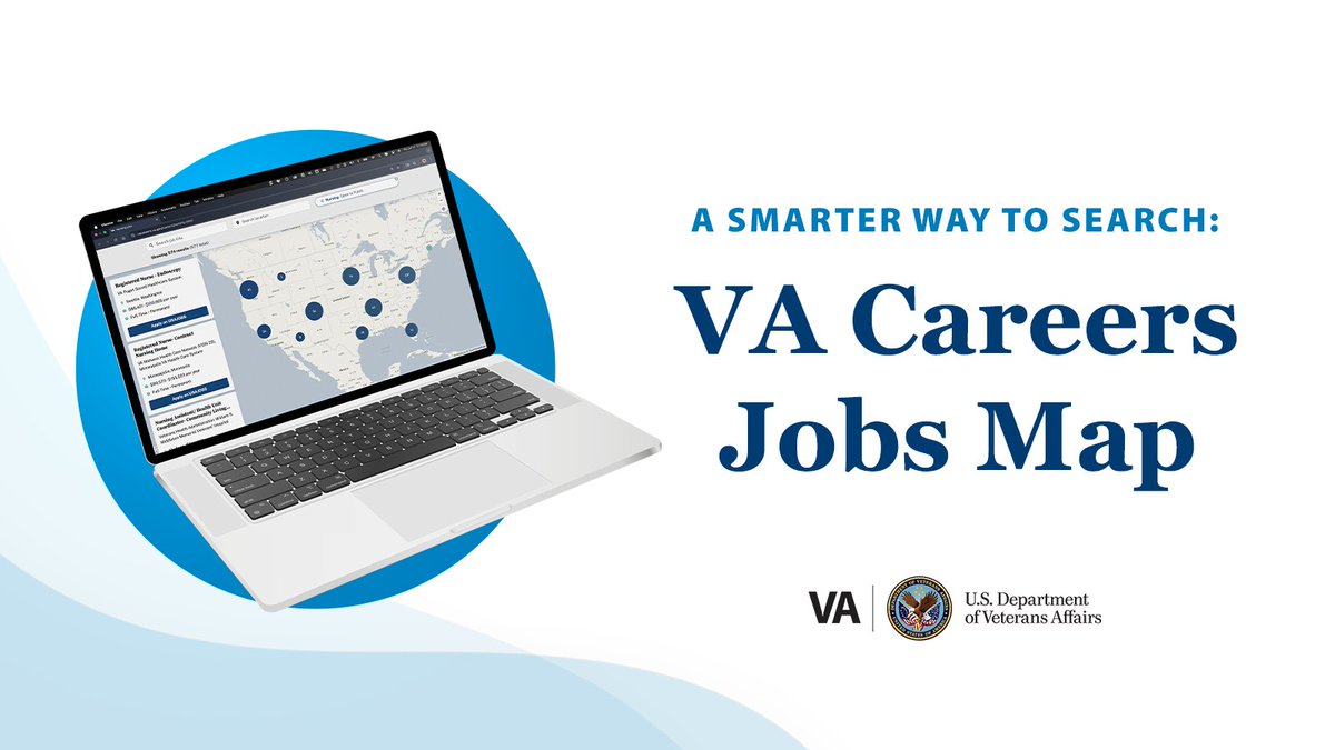 vacareers's tweet photo. Calling all nurses! Access a smarter way to job search with the new VA Careers Jobs Map. Search VA nursing careers by title, location, salary, or work schedule to find an opportunity that meets your unique needs: https://t.co/PJ10SPA5K5 https://t.co/oraNmgAmDy