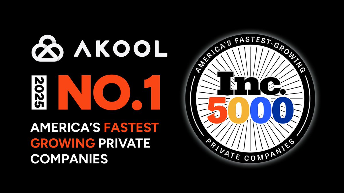 We’re proud to announce that Akool is ranked No. 1 on the 2025 <a href="/Inc/">Inc.</a>. 5000 list of America’s fastest-growing private companies! 

This milestone reflects not only our rapid growth, but also our unique ability to serve both enterprise clients and B2C audiences with cutting-edge AI