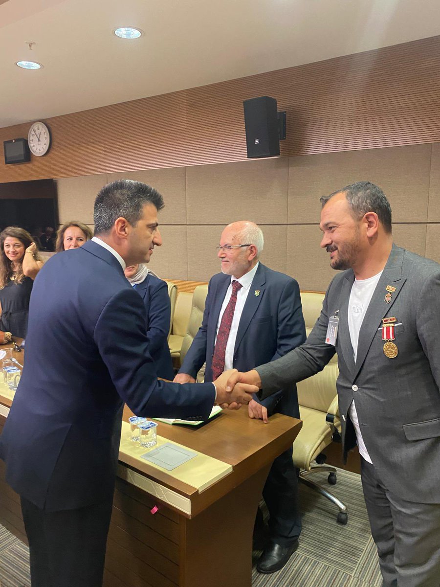 Türkiye Harp Malulü Gaziler, Şehit Dul ve Yetimleri Derneği Genel Başkanımız Sayın Mustafa IŞIK, yönetim kurulu üyelerimiz ile 65 il şube ve temsilcilik başkanımız, TBMM görüşmeleri kapsamında; AK Parti İzmir Milletvekili, Milli Savunma Bakanlığı Komisyon Üyesi Sayın Mehmet Ali