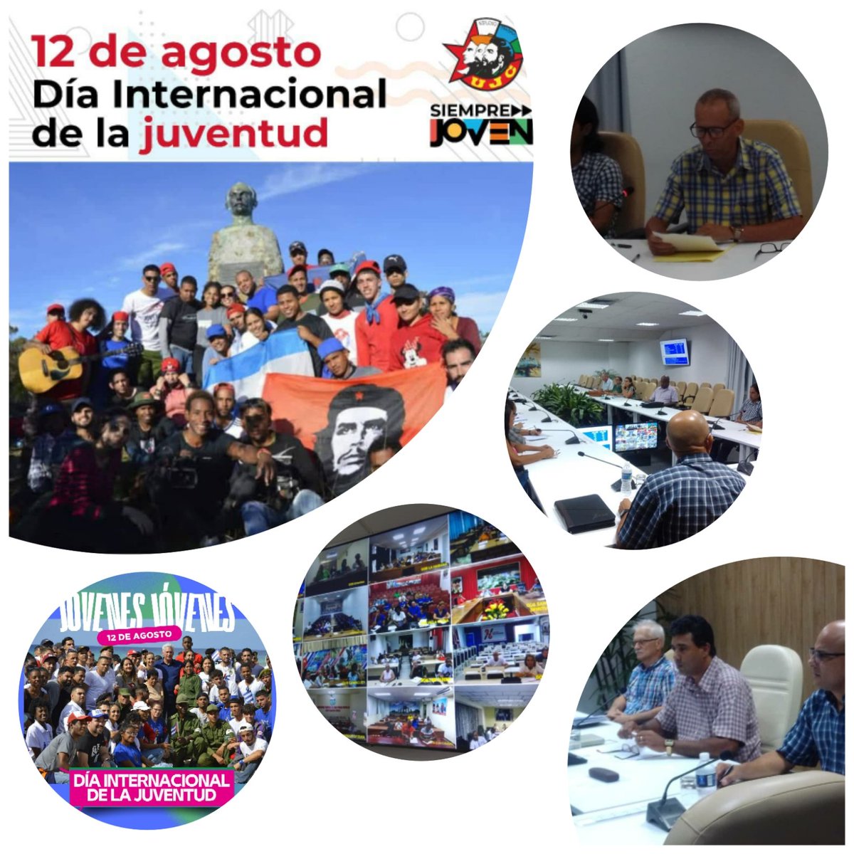 Inés María Chapman Waugh (@inesmchapman) on Twitter photo En el #VeranoSiempreJoven la celebración del #DíaInternacionalDeLaJuventud. Juventud divino tesoro, fuerza entusiasta que construye el futuro de la Revolución cubana. Felicidades a los pinos nuevos, abrazos desde el corazón. #100añosConFidel En el #VeranoSiempreJoven la celebración del #DíaInternacionalDeLaJuventud. Juventud divino tesoro, fuerza entusiasta que construye el futuro de la Revolución cubana. Felicidades a los pinos nuevos, abrazos desde el corazón. #100añosConFidel