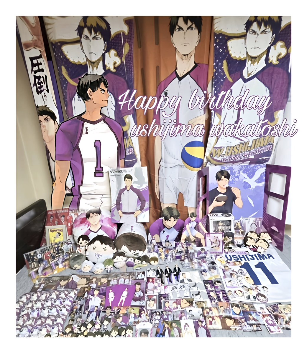 𝗛𝗔𝗣𝗣𝗬 𝗕𝗜𝗥𝗧𝗛𝗗𝗔𝗬🎉
 💜𝗨𝗦𝗛𝗜𝗝𝗜𝗠𝗔 𝗪𝗔𝗞𝗔𝗧𝗢𝗦𝗛𝗜💜            
#牛島若利生誕祭2025
#8月13日は牛島若利の誕生日