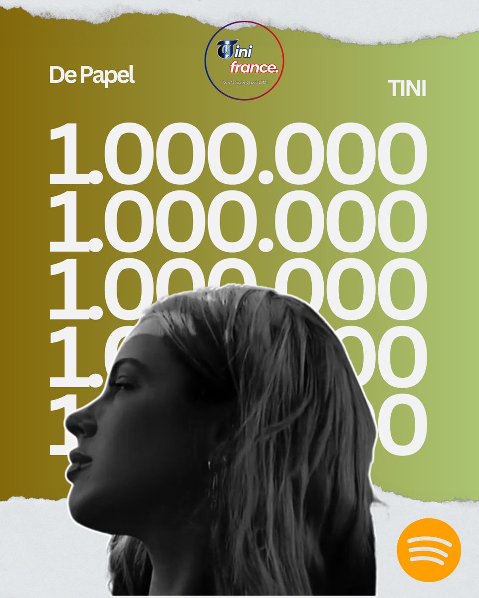 MStoesselFrance's tweet photo. 1 million de vues sur Youtube et de streams sur Spotify #DePapel 🎵 https://t.co/gr2djCd4zt