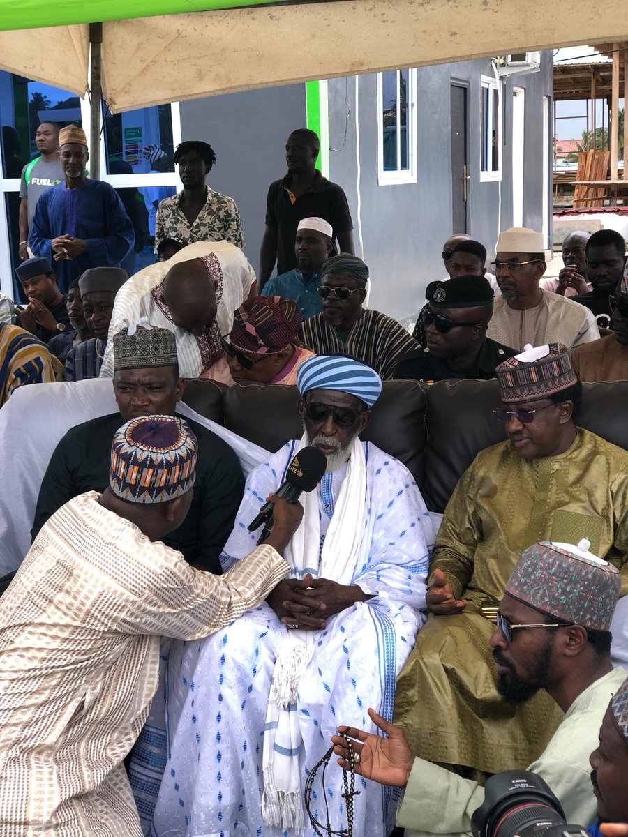 KobbyKyei_'s tweet photo. The grand opening of Fuel It ๐ at Ablekuma Olebu with our Special Guest, the National Chief Imam. Come fuel up, enjoy amazing offers. โฝ๐ฅ #FuelIt #GrandOpening https://t.co/dshrmM7EvV