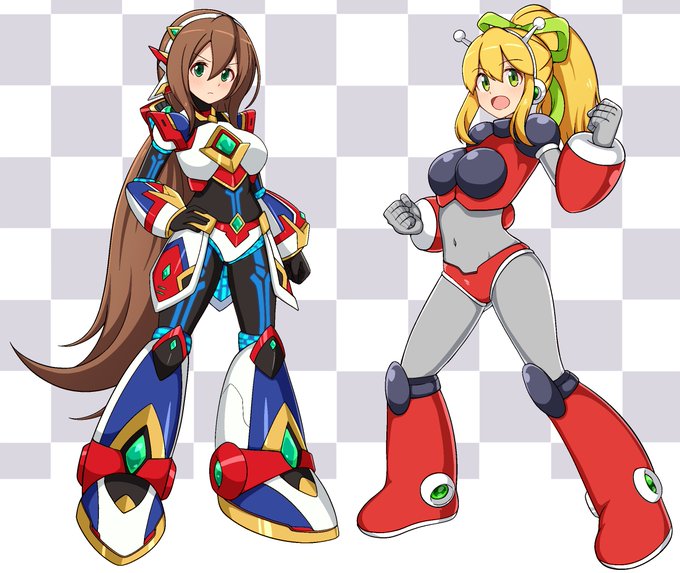 リク】アイリス、ロールちゃん #ロックマンXDiVE #MegamanXDive