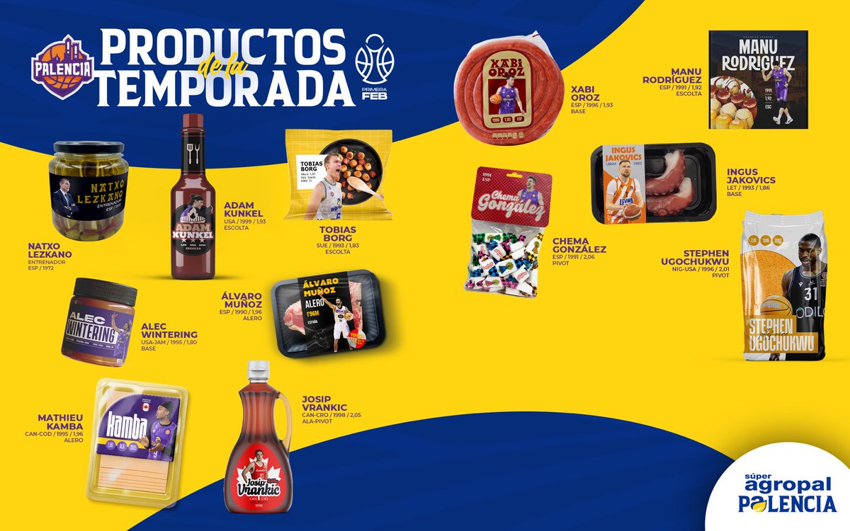 🆕📝🛒

🟣 Stephen Ugochukwu, nuevo pívot del Súper Agropal Palencia.

🇳🇬🇺🇸 Mide 2,01 m y procede del <a href="/cb_cartagena/">Grupo Caesa Seguros FC Cartagena CB</a>.

🍛 Producto seleccionado: Arroz Jollof. Mítico plato africano con fuerza y sabor, perfecto para un jugador que llega para dejar huella en la pintura. 🍚💪🟣