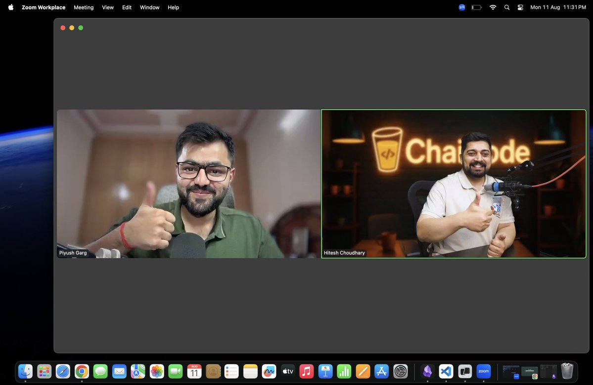 Harsh Prakash (GARY) (@harsh_gary) on Twitter photo Turns out… Attention is all you need to get GenAI 😄☕
— <a href="/Hiteshdotcom/">Hitesh Choudhary</a> <a href="/piyushgarg_dev/">Piyush Garg</a> <a href="/nirudhuuu/">anirudh</a>
#ChaiCode Turns out… Attention is all you need to get GenAI 😄☕
— <a href="/Hiteshdotcom/">Hitesh Choudhary</a> <a href="/piyushgarg_dev/">Piyush Garg</a> <a href="/nirudhuuu/">anirudh</a>
#ChaiCode