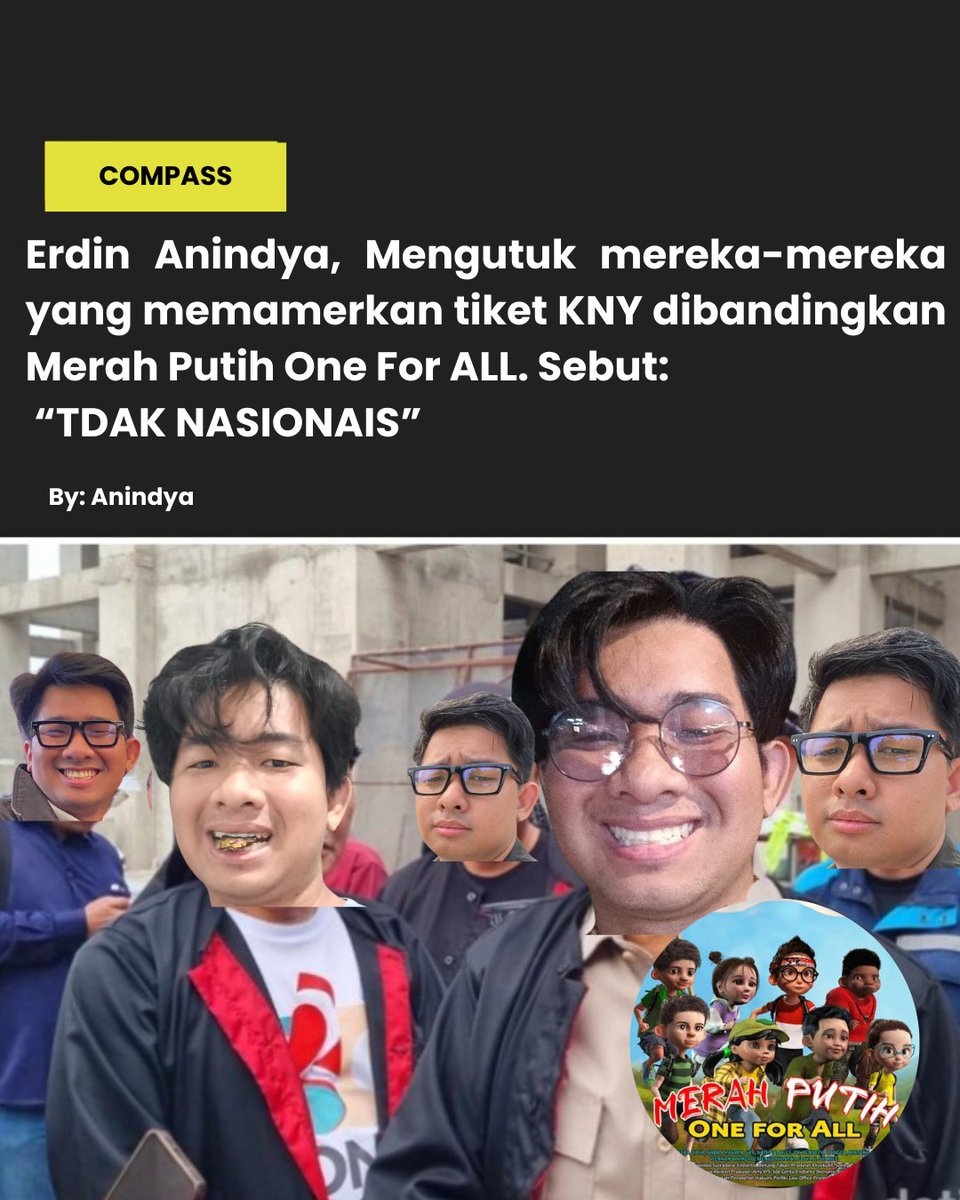 w_erdin's tweet photo. Please banget ini mah, masa kalian kalian pamerin ticket nonton Kimetsu no Yaiba, mana tiket nonton Merah putih: One For All?? https://t.co/0Sm9cWBRMG