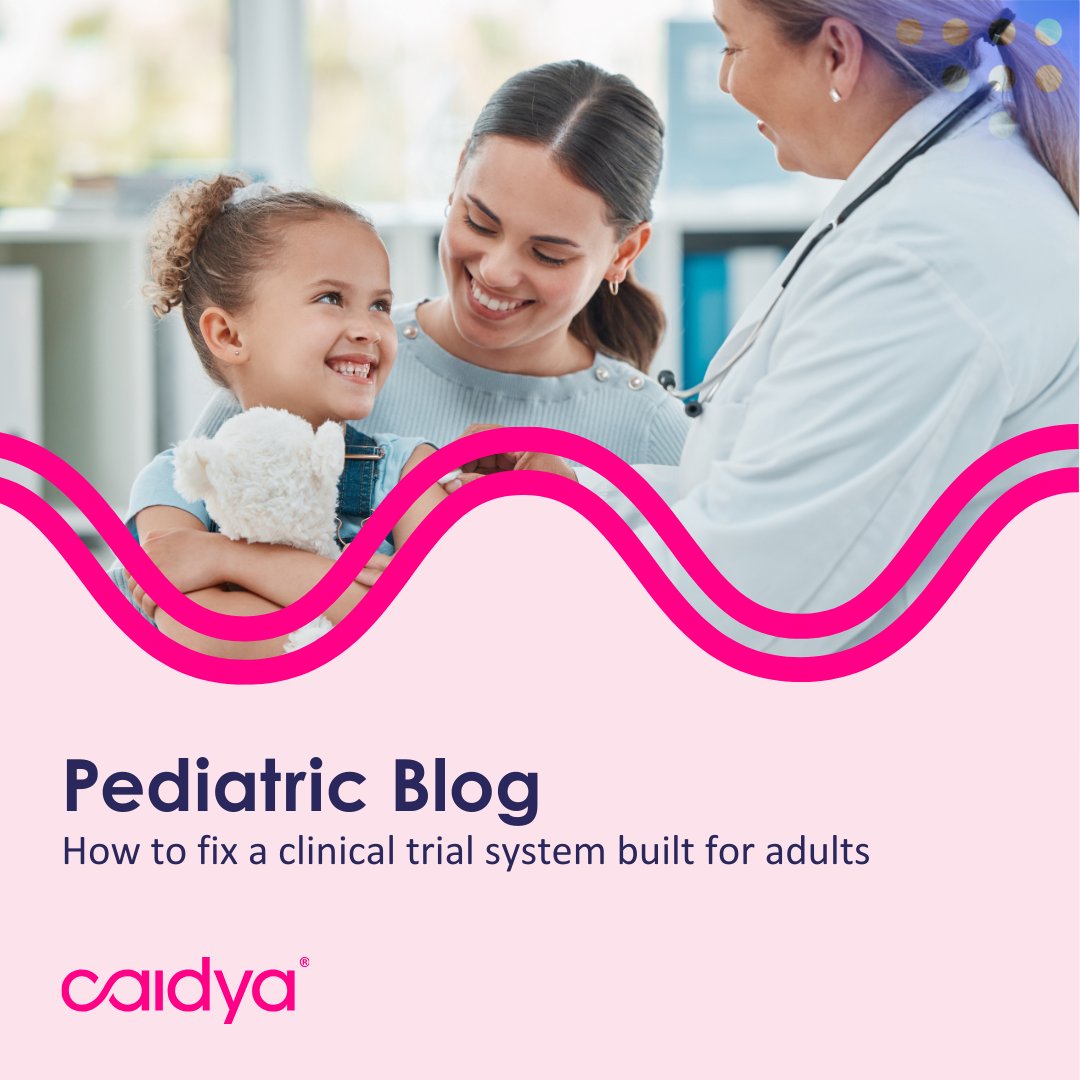 WeAreCaidya's tweet photo. Many #pediatric trials still follow adult-centric protocols, impacting feasibility, retention, and data quality.
Jennifer Truong, Sr. Medical Director at #Caidya, outlines strategies to optimize pediatric trial design.
🔗https://t.co/oD6EEkIsXs
#ClinicalTrials #TrialDesign https://t.co/emAGiKjoJ9