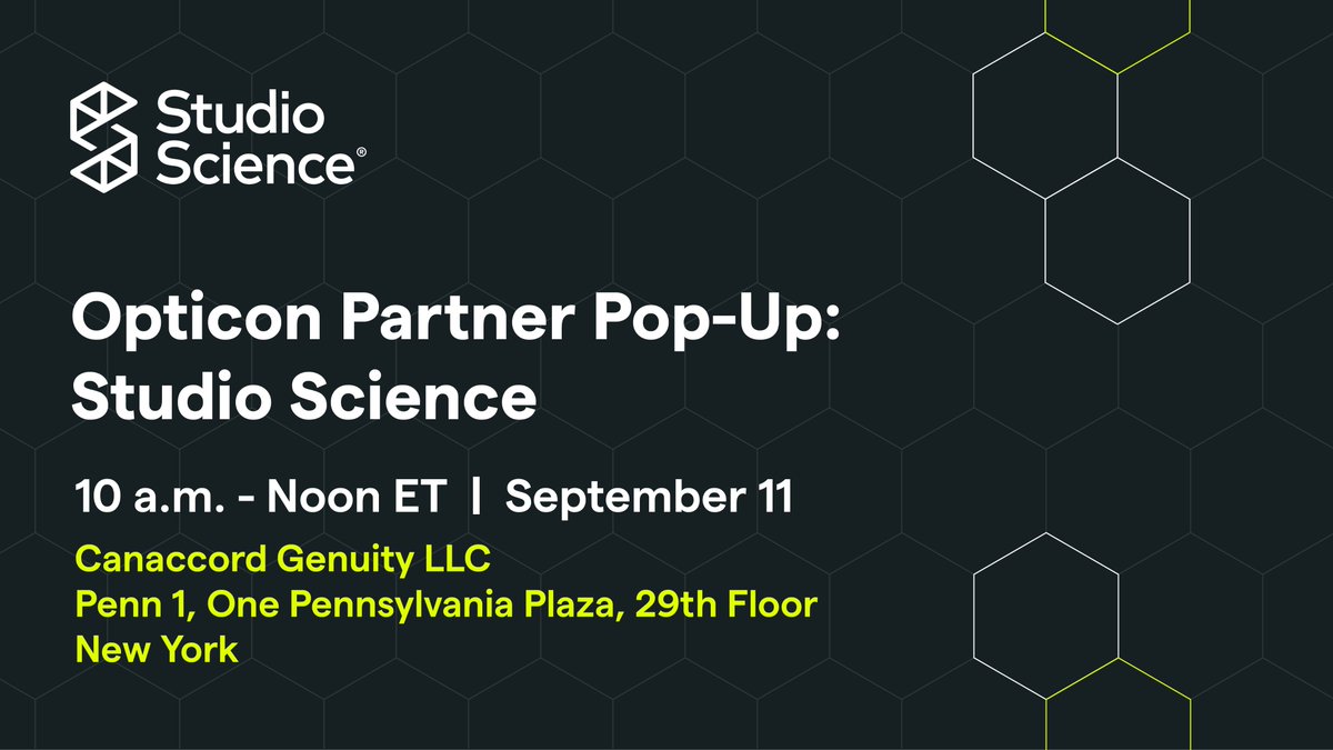 Studio Science (@studioscience) on Twitter photo Who doesn’t want a reason to stay in NYC? Before you head home from #Opticon 2025, come have brunch with us and learn about composable commerce strategies at our Partner Pop-Up session with <a href="/Optimizely/">Optimizely</a> and <a href="/CommerceCloud/">Salesforce Commerce Cloud</a>.
Space is limited. Register here: go.studioscience.com/l/966403/2025-… Who doesn’t want a reason to stay in NYC? Before you head home from #Opticon 2025, come have brunch with us and learn about composable commerce strategies at our Partner Pop-Up session with <a href="/Optimizely/">Optimizely</a> and <a href="/CommerceCloud/">Salesforce Commerce Cloud</a>.
Space is limited. Register here: go.studioscience.com/l/966403/2025-…