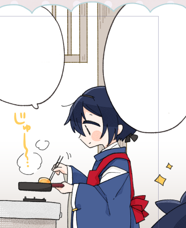 お料理三日月くん☺️ 