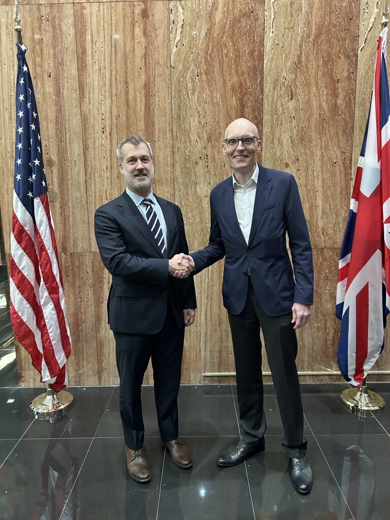 Bureau of Global Health Security and Diplomacy (@statedeptghsd) on Twitter photo <a href="/StateDeptGHSD/">Bureau of Global Health Security and Diplomacy</a> is pleased to welcome <a href="/FCDOGovUK/">Foreign, Commonwealth & Development Office</a> Director David Whineray and the FCDO delegation to discuss the 🇺🇸 U.S. and 🇬🇧 UK’s shared commitment to global health security coordination, multilateral reform, and innovative partnerships. <a href="/StateDeptGHSD/">Bureau of Global Health Security and Diplomacy</a> is pleased to welcome <a href="/FCDOGovUK/">Foreign, Commonwealth & Development Office</a> Director David Whineray and the FCDO delegation to discuss the 🇺🇸 U.S. and 🇬🇧 UK’s shared commitment to global health security coordination, multilateral reform, and innovative partnerships.