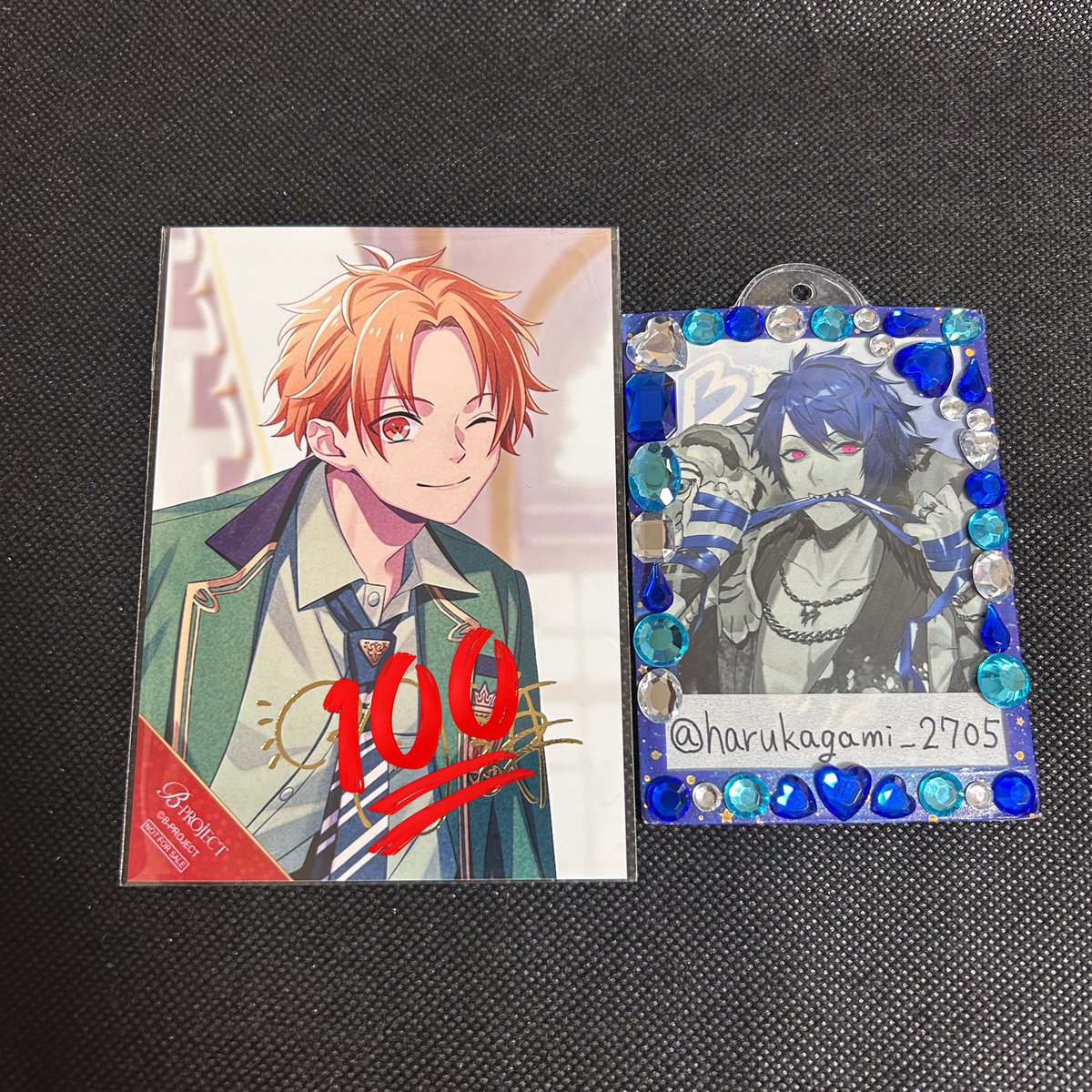 B-project ブロマイド箔押しサイン 愛染健十 Handsome King