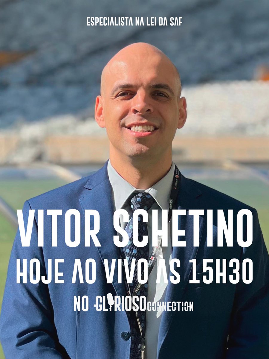 Hoje tem mais Glorioso Connection!

Às 15:30h vamos receber o advogado especialista em direito esportivo e na lei da SAF <a href="/VitorSchetino/">Vitor Schetino</a> pra falarmos sobre o momento extra campo do Botafogo e também uma análise do balanço financeiro do clube. 

Esperamos vocês 15:30h ao vivo!