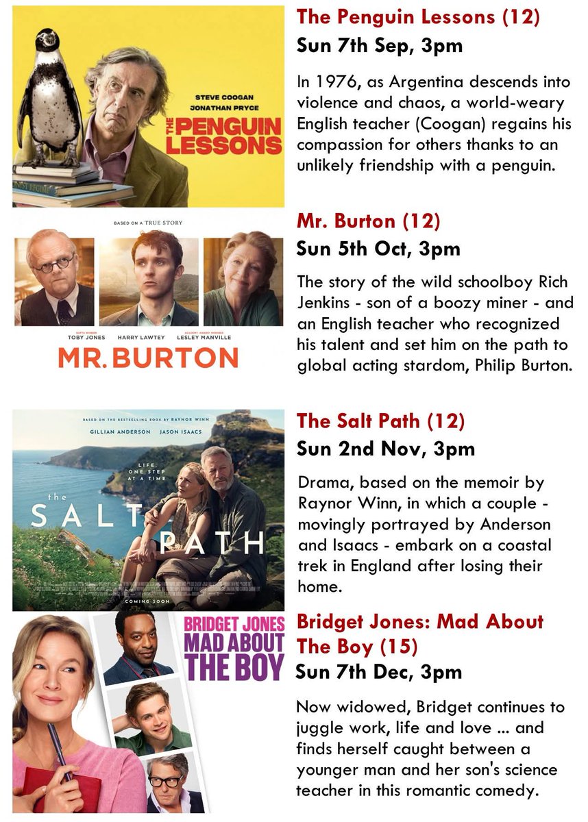 HethersettVS's tweet image. Our Autumn '25 programme is ready. Featuring Steve Coogan, Toby Jones, Gillian Anderson and Renée Zellweger, we hope there's something for everyone!