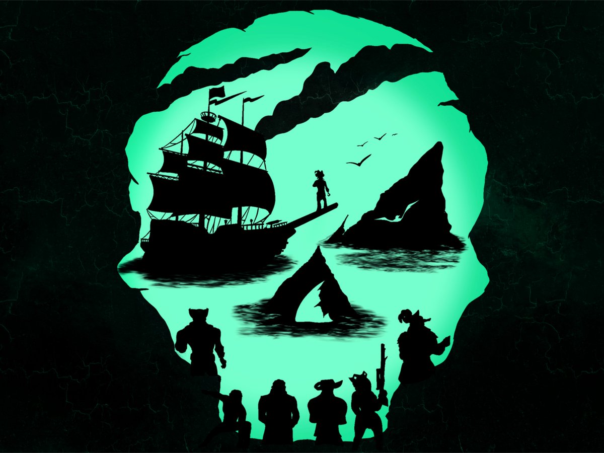 Redesigned hi-res <a href="/RareLtd/">Rare Ltd.</a> <a href="/SeaOfThieves/">Sea of Thieves</a> logo with all of the crew. #SeaOfThieves