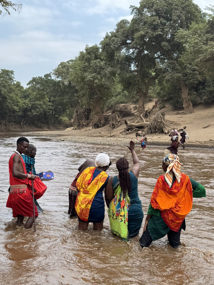 Crossing rivers… because the bridges to decision making spaces were never built for us. 🌊✊ #SASALKenyaToBrazil #COP30