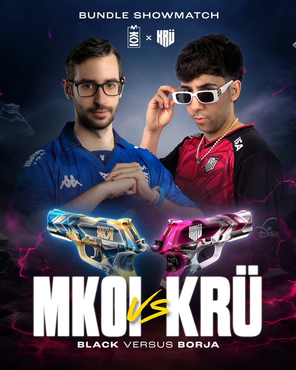 ¿QUIÉN TIENE EL MEJOR BUNDLE DE HABLA HISPANA?

🤟KRÜ VS 💜<a href="/MovistarKOI/">Movistar KOI</a> 

<a href="/B0rjaCS/">KRÜ b0rja</a> VS <a href="/BlackEspanolito/">KOI Black</a> 

ESTE DOMINGO EL SHOWMATCH DEFINITIVO 🇦🇷🇪🇸🇨🇱

Y vos podés participar! Enterate cómo acá abajo 👇