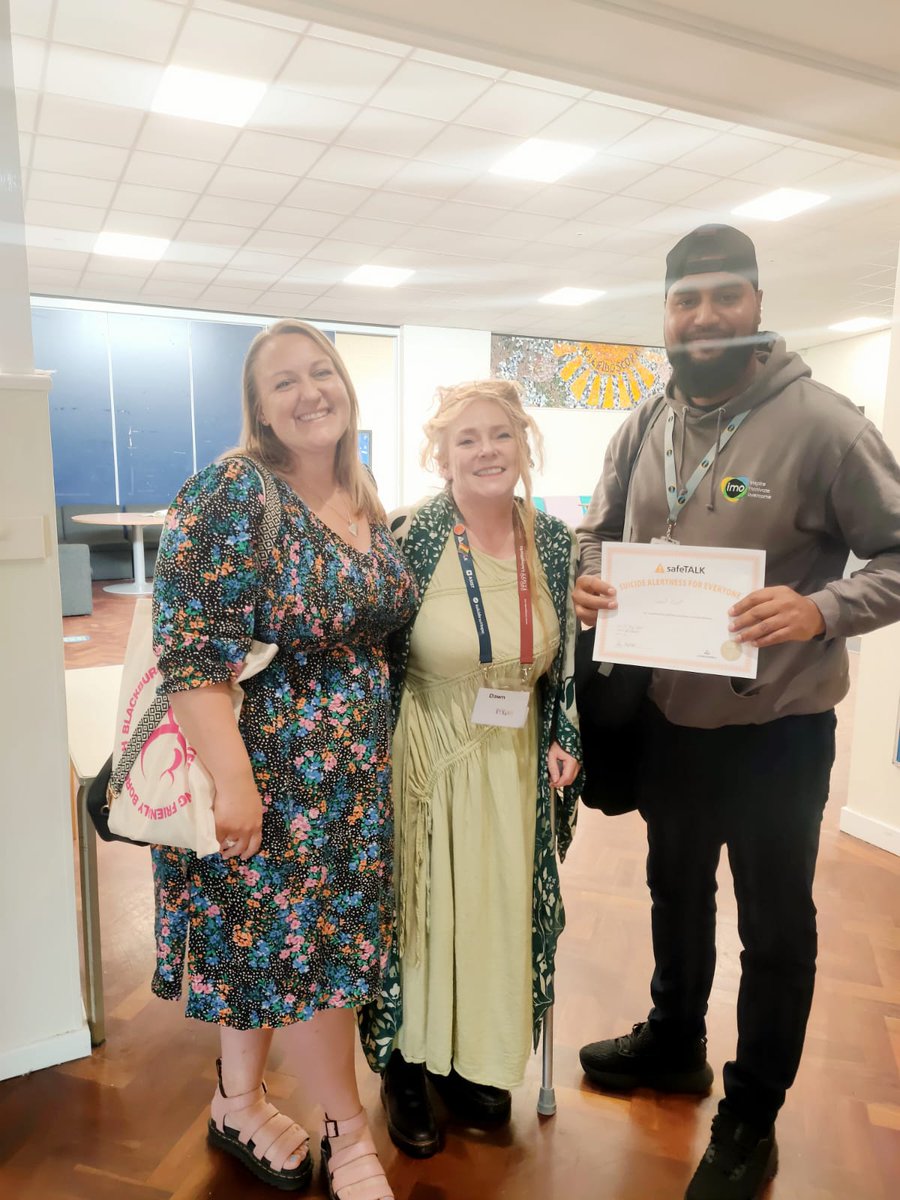 imocharity's tweet image. Ishy &amp;amp; Abdullah have completed the #safeTALK Suicide Alertness workshop 🎉 They are now qualified Safe Talkers &amp;amp; Orange Button Holders 🧡 Huge thanks to Dawn Hardman for an excellent session! #SuicidePrevention #OrangeButton 
@WeAreLSCFT @LSCICB @livingworks
