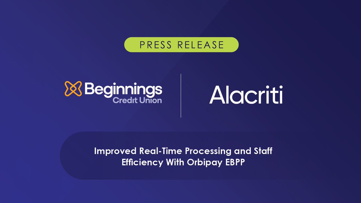 Stop scrolling! This just in: <a href="/beginnings_cu/">Beginnings Credit Union</a> (formerly CFCU Community Credit Union) has modernized its loan payment experience using our Orbipay EBPP loan payment solution! Read more about our partnership: bit.ly/40Y7F7u