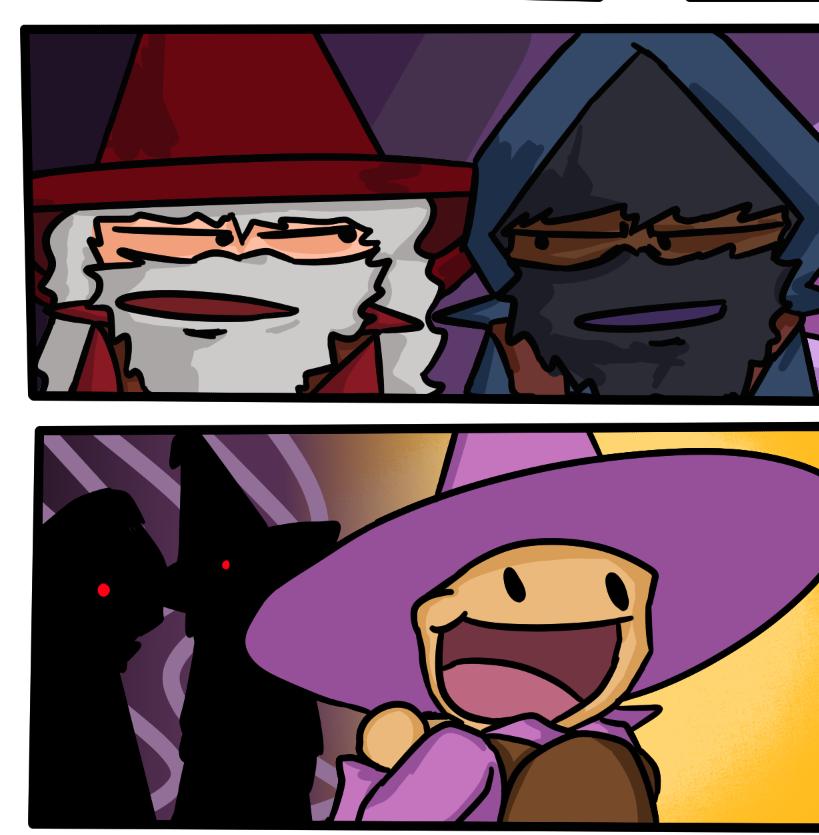 AntoScrujo's tweet photo. CHAPTER 3 OF FIRST DEGREE SORCERY IS ALMOST DONE! Colouring is halfway finished!!! hopefully another week or so..
#firstdegreesorcery #art #comic #originalcomic #wizard https://t.co/nCVRNqVKz1