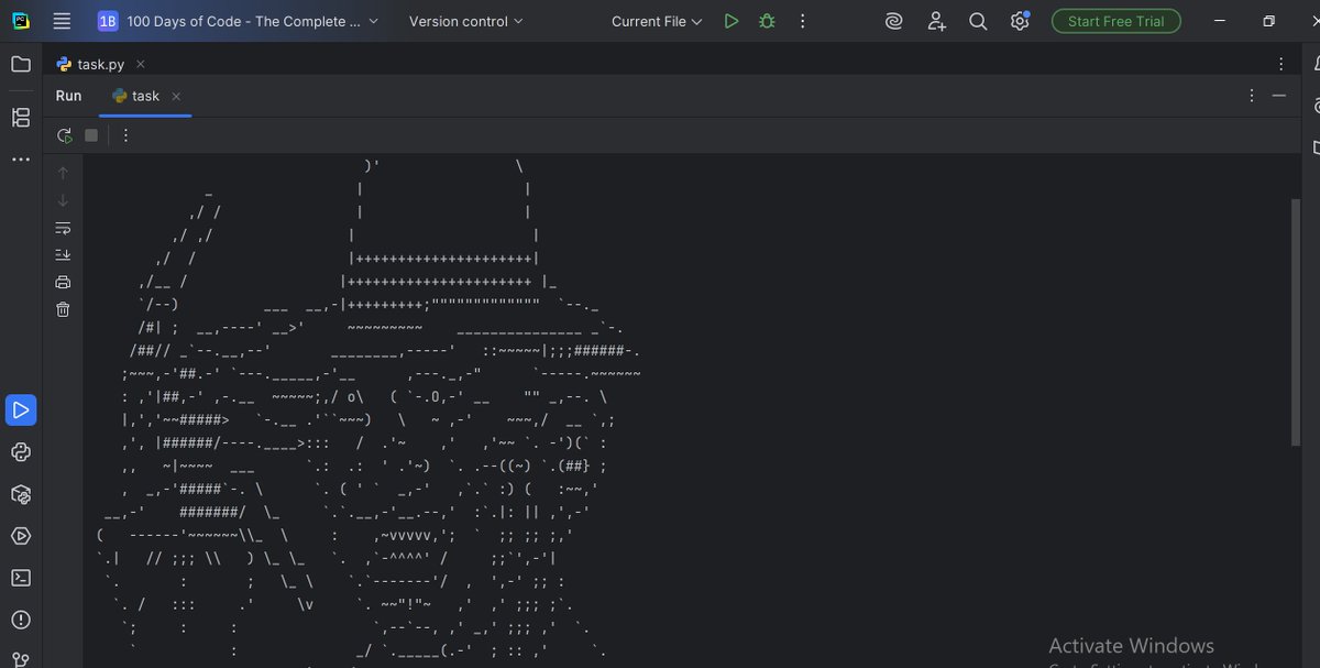 weird_divine's tweet image. Day3: #100DaysOfCode challenge.
Conditional Statements, Logical Operators, Code Block and Scope.
From what I learnt, I wrote a simple code for an adventure style murder mystery weapon search. 
#100daysofpython