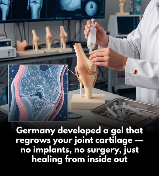 RedstoneHealthc's tweet image. Germany developed a gel that regrows cartilage in damaged joints — no surgery needed!
#Redstonehealthcare