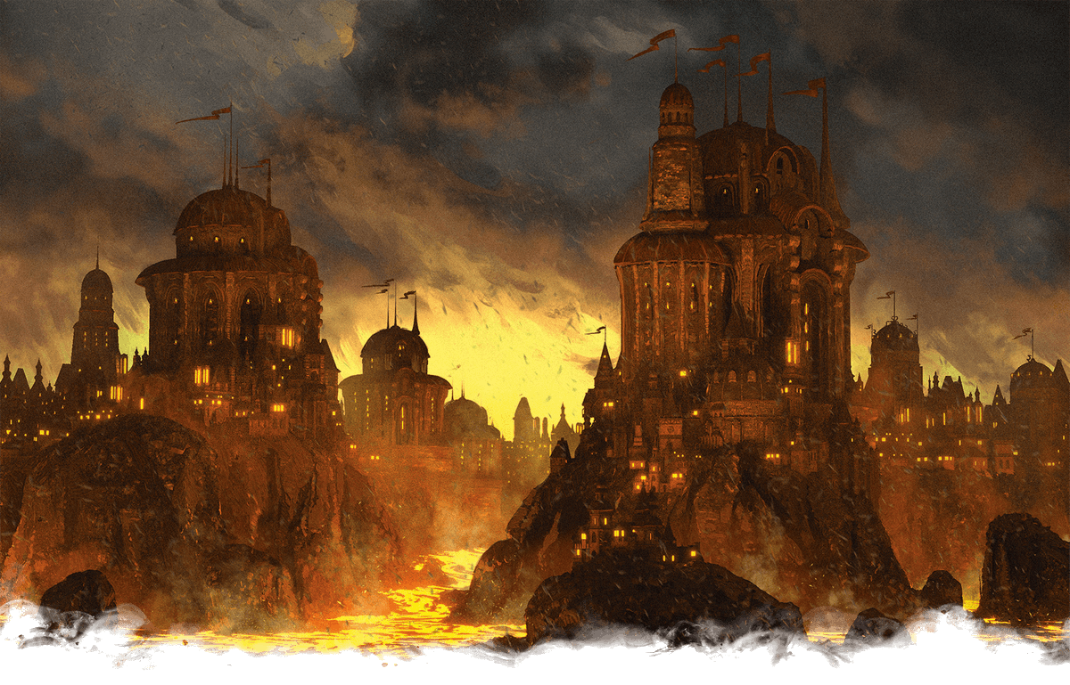 Evernight
Where the sun never shines and ashen fog chokes the sky

#dungeonsanddragons #dnd5e #RPG #campaign in the #forgottenrealms #ttrpgcommunity #dice #game #DnD #vecna #ttrpg using <a href="/FantasyGrounds2/">Fantasy Grounds VTT</a> #VTT   

Eve of Ruin #episode 06 twitch.tv/haavok_rpg 9p est

Join us