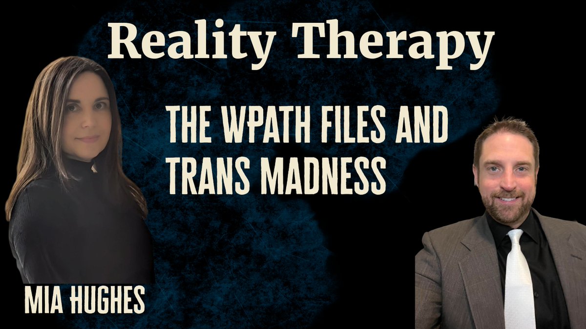Ryan Rogers (@ryanmcrogers) on Twitter photo "I said that trans women are women... because I didn't think that anyone actually believed it."
I had the pleasure of speaking with <a href="/_CryMiaRiver/">Mia Hughes</a> about the WPATH Files and how we have been lied to about the safety and efficacy of gender medicine for minors. We also talked about "I said that trans women are women... because I didn't think that anyone actually believed it."
I had the pleasure of speaking with <a href="/_CryMiaRiver/">Mia Hughes</a> about the WPATH Files and how we have been lied to about the safety and efficacy of gender medicine for minors. We also talked about