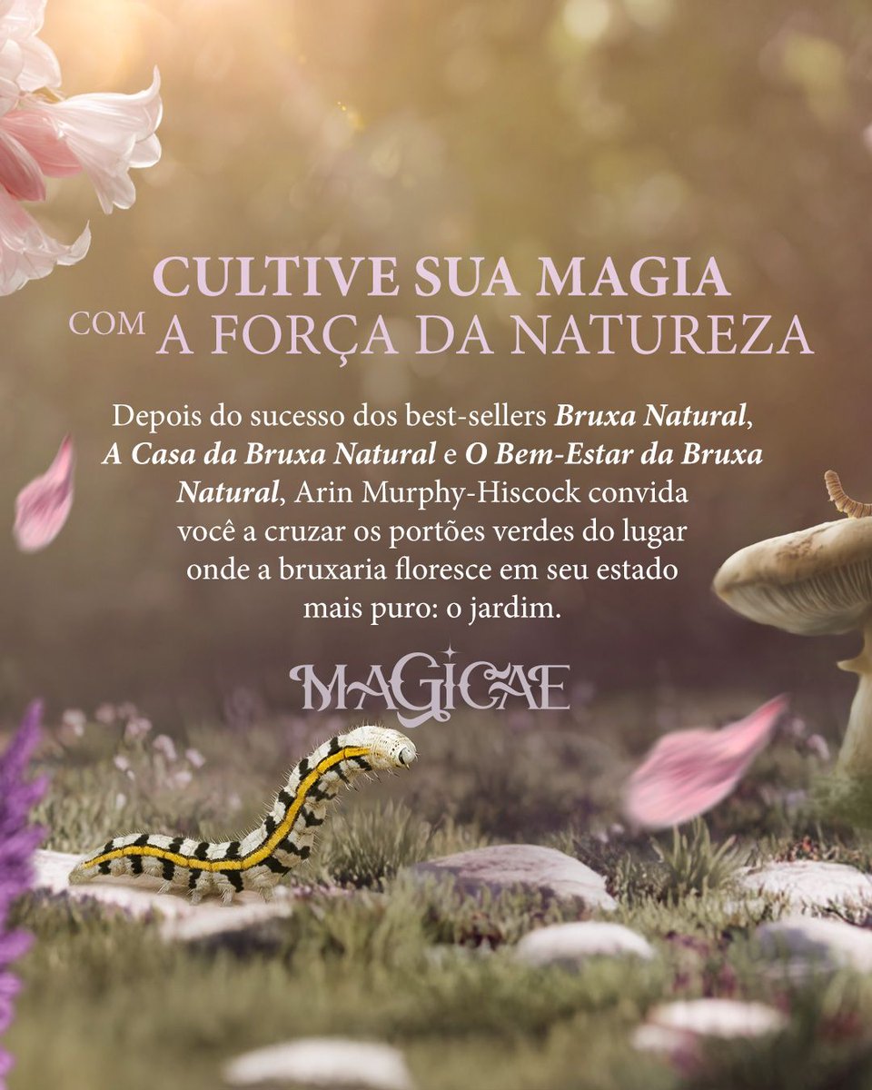 Com um texto leve e acolhedor, a autora compartilha saberes sobre as propriedades mágicas das ervas, flores e frutos, e ensina como transformá-los em aliados para proteção, cura, bem-estar e crescimento espiritual.

Descubra que todo jardim é um feitiço: darkside.news/florestamagic