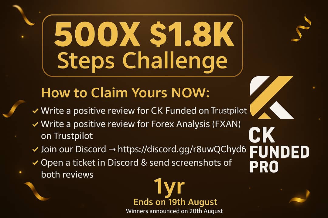 🎁 FREE CHALLENGE ACCOUNT 🎁
             Fore 500 peoples 

               To enter:
1. Follow <a href="/MaleeyerFx/">MALEEYERFX</a>

And also follow:
<a href="/AdamAleey1/">𝐋𝐢𝐥 𝐀𝐝𝐚𝐦𝐬𝐲☠︎︎✪2</a>
<a href="/Mermouforex/">𝐌𝐄𝐑𝐌𝐎𝐔</a>
<a href="/Nasiru__FX/">Nasiru Auwal</a>
<a href="/MrKhameex/">𝕊𝕚𝕣 𝕂𝕙𝕒𝕞𝕖𝕖𝕩</a>
<a href="/BOSS_YUSUF31/">BOSS_YUSUF_FX 📊📊</a>

2. Like Retweet and Tag 3 trader

3. Comment "link" 

#Everyone #viral #GiveawayAlert