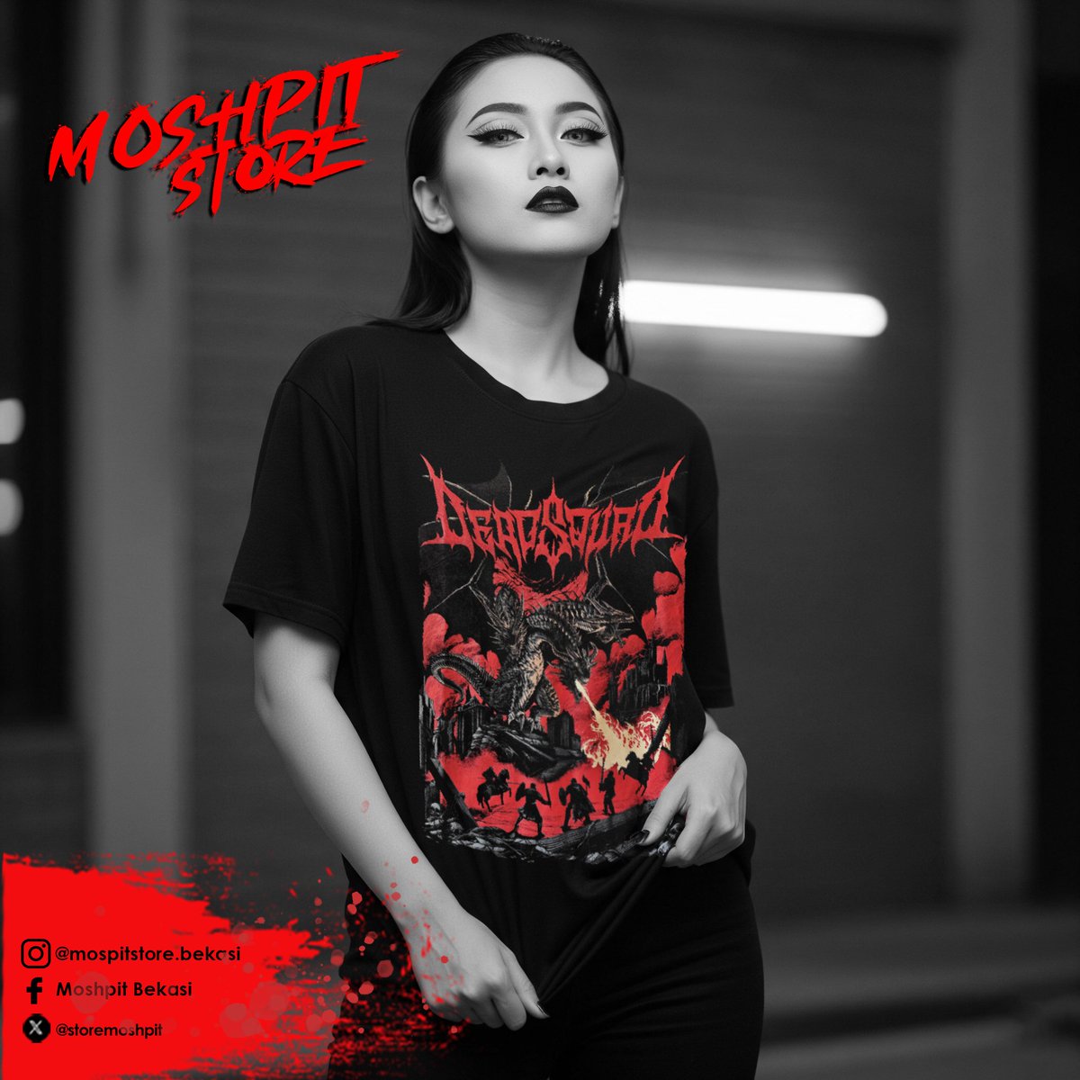 Tshirt
Deadsquad " Obsidian Ritual European 2025
Size: Sisa L
Price: Rp. 225.000,-
For order Please whatsapp or visit our store.