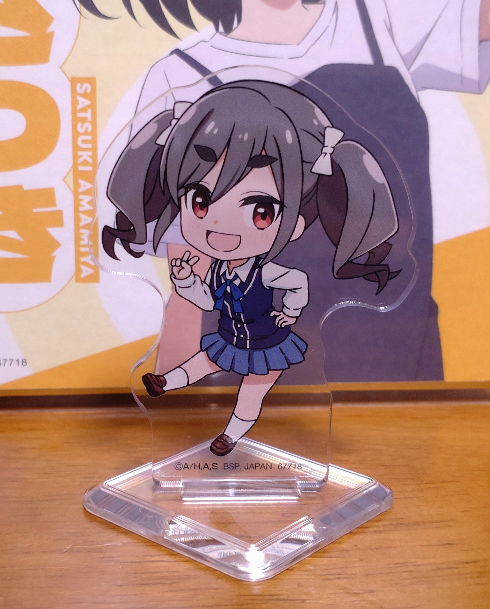 【新品】mono　一番くじ　ミニアクリルスタンド　全9種セット 一番くじ TVアニメ mono I賞 ミニアクリルスタンド 雨宮さつき