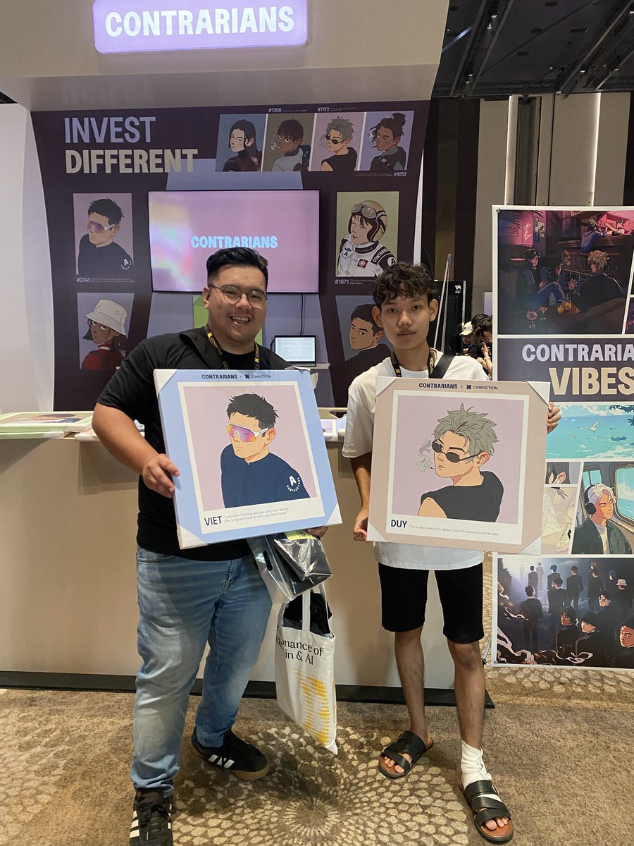 plain_arthur's tweet photo. @BuildOnViction @coin98_wallet @Frontier_DAO @Eternals_World @Dagoraxyz Lastly, A huge shout out to @ContrariansNFT for allowing me to think differently and be part of the community. Tagging @Abel_Ygg who is another proud contrarian in the Philippines and be the beneficiary of this awesome swag! Thanks @Duy__BNB for the merch and NFT! https://t.co/HOg9uN0ptu