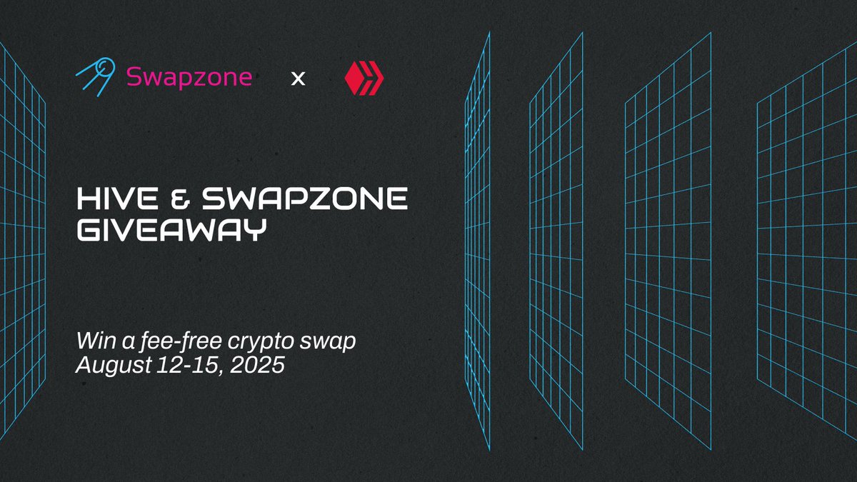 🎉 It’s time for a hot giveaway with HIVE and Swapzone!

 Ready to grab an exclusive promo code that’ll level up your swaps?

💥 Trust us — after this one, regular exchanges just won’t cut it

📌 Here’s how to join:

 ✅ Follow us on Telegram: t.me/hiveblockchain,