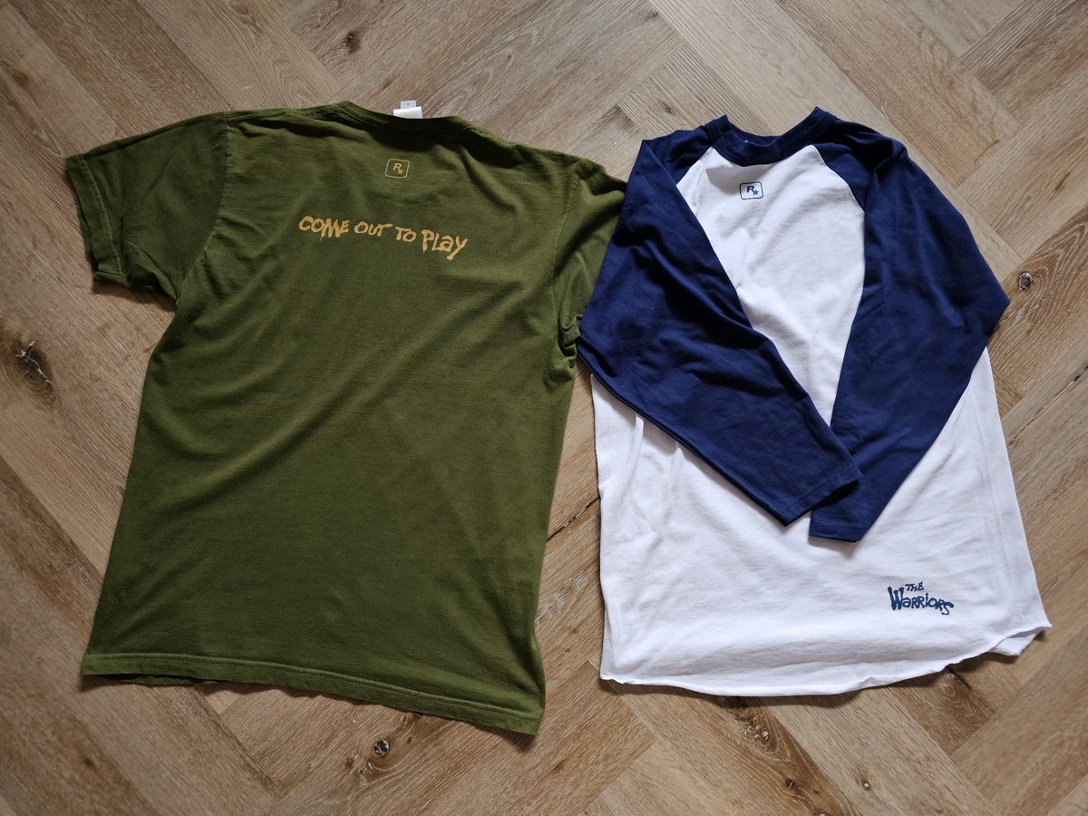 Latest purchases, The Warriors &amp; Baseball Furies T shirts